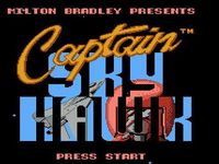 une photo d'Ã©cran de Captain Skyhawk sur Nintendo Nes